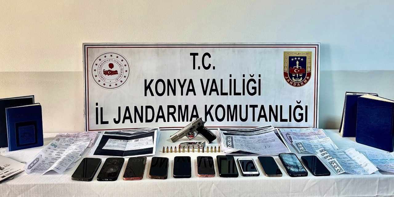Konya'da tefecilik operasyonu: 94 milyon liralık çek ve senet ele geçirildi