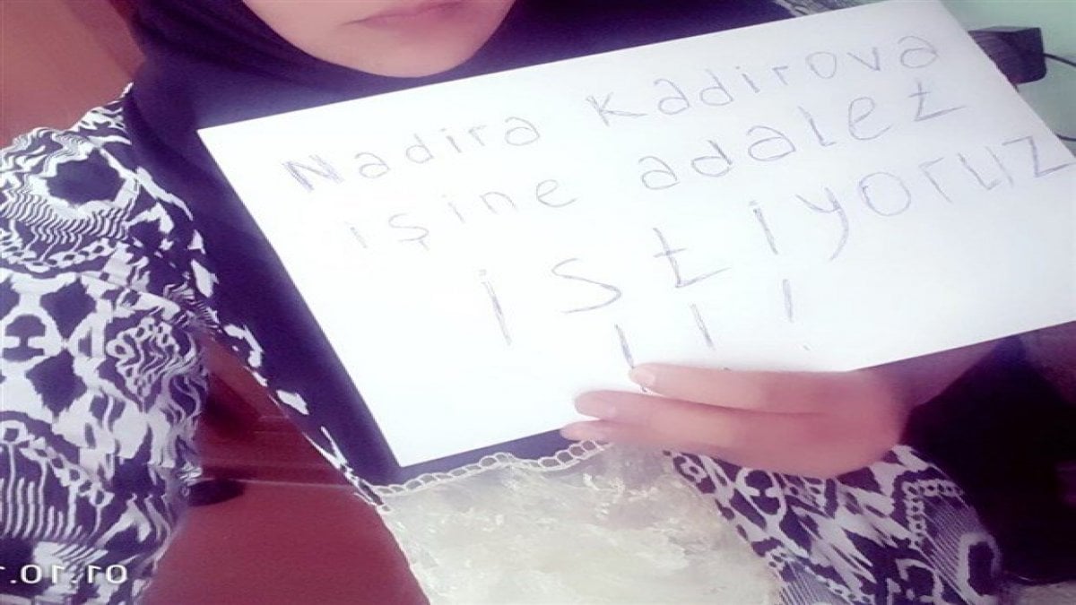 Özbeklerden "Nadira Kadirova" kampanyası "Katili cezalandırılsın" 
