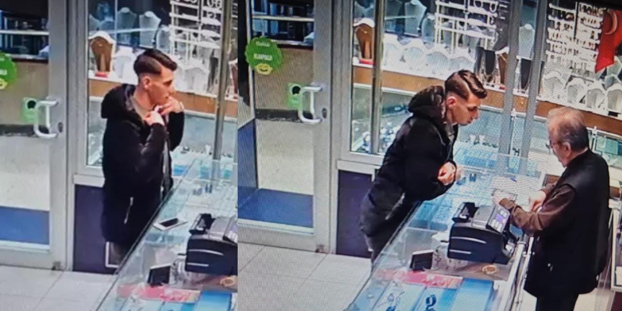 'Polisim' dedi bilezik çalıp kaçtı!