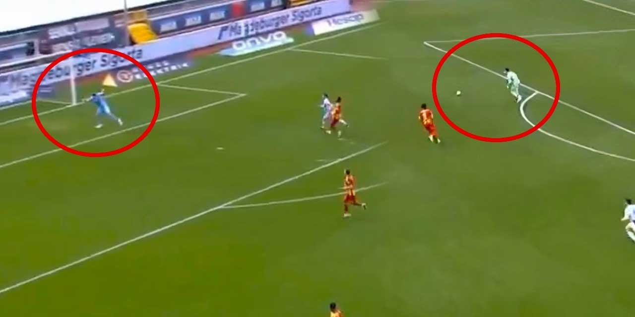 Süper Lig'de kaleden kaleye gol atıldı