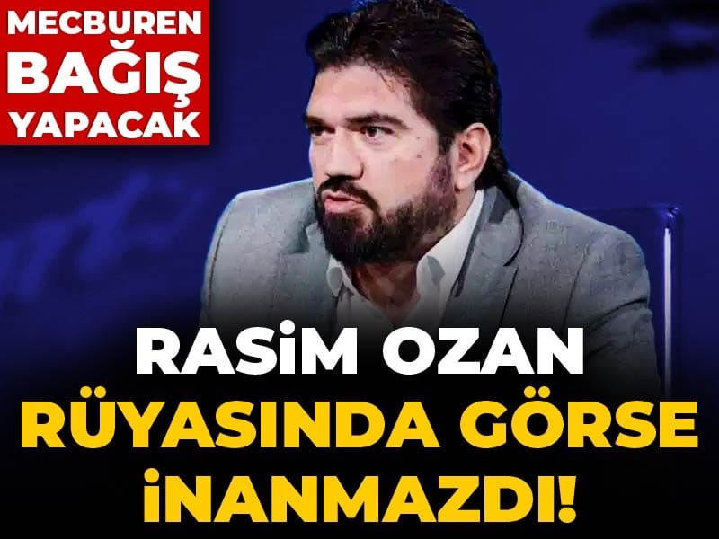 Rasim Ozan rüyasında görse inanmazdı! Mecburen bağış yapacak