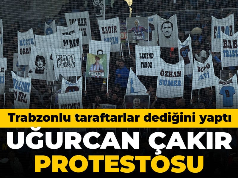 Trabzon'da Uğurcan Çakır protestosu: Görür görmez başladılar