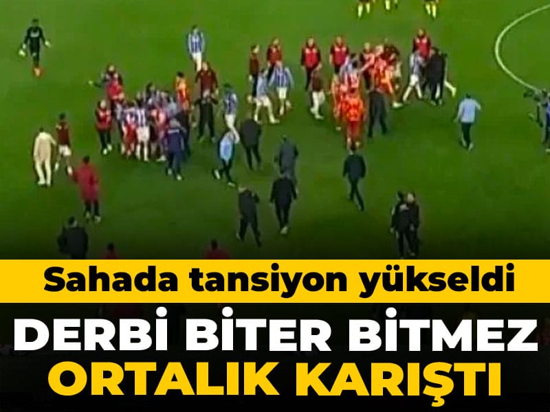 Derbi biter bitmez saha karıştı: Icardi araya zor girdi