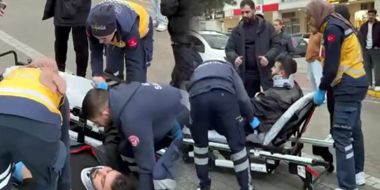 Tartıştığı kuryenin üzerine aracını sürerek çarptı! Trafik magandası gözaltında