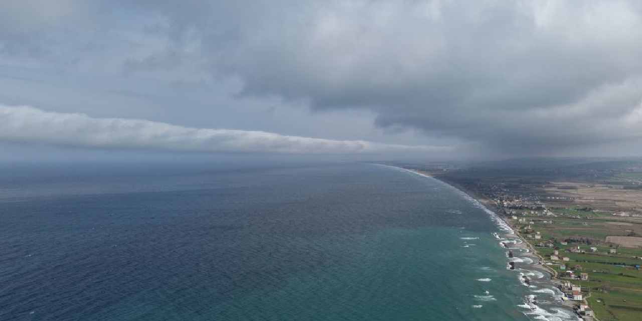 Nadir görünen doğa olayı Samsun'da görüntülendi: Görür görmez telefona sarıldılar