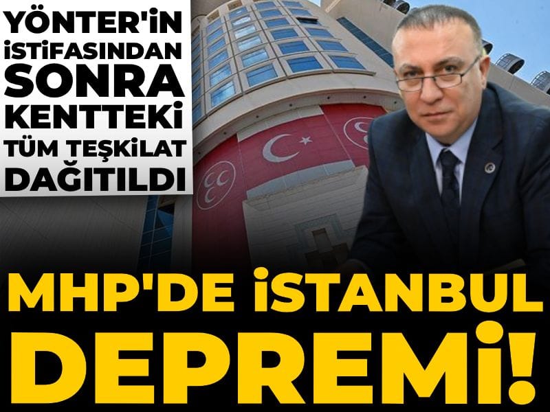 Son dakika |  MHP'de İstanbul depremi! Kentte il ve 39 ilçe teşkilatları feshedildi