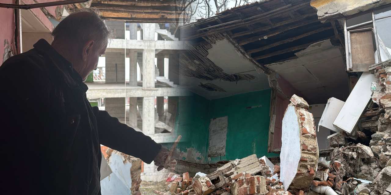 99 Depremi’nde yıkılmayan bina 2026’da yıkıldı!