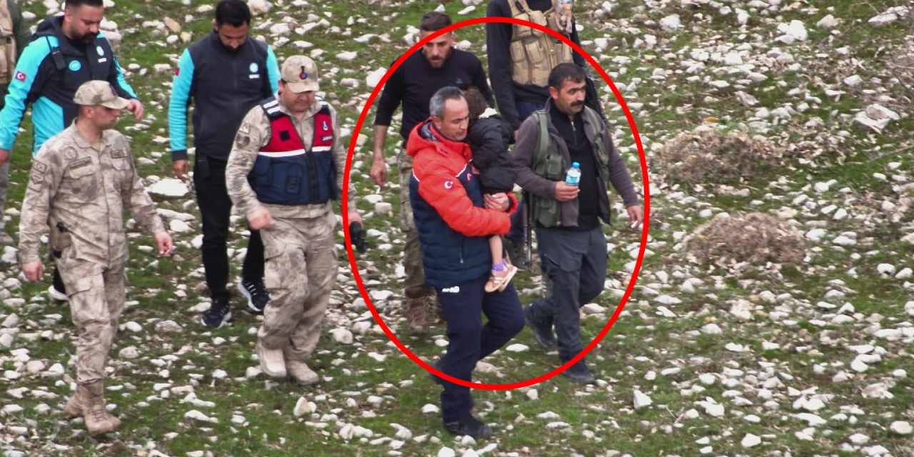 Siirt'te kaybolan 3 yaşındaki Zilan evinden 4 kilometre uzakta bulundu