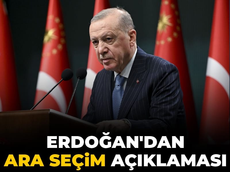 Son Dakika | Erdoğan'dan CHP'nin ara seçim çağrısına yanıt
