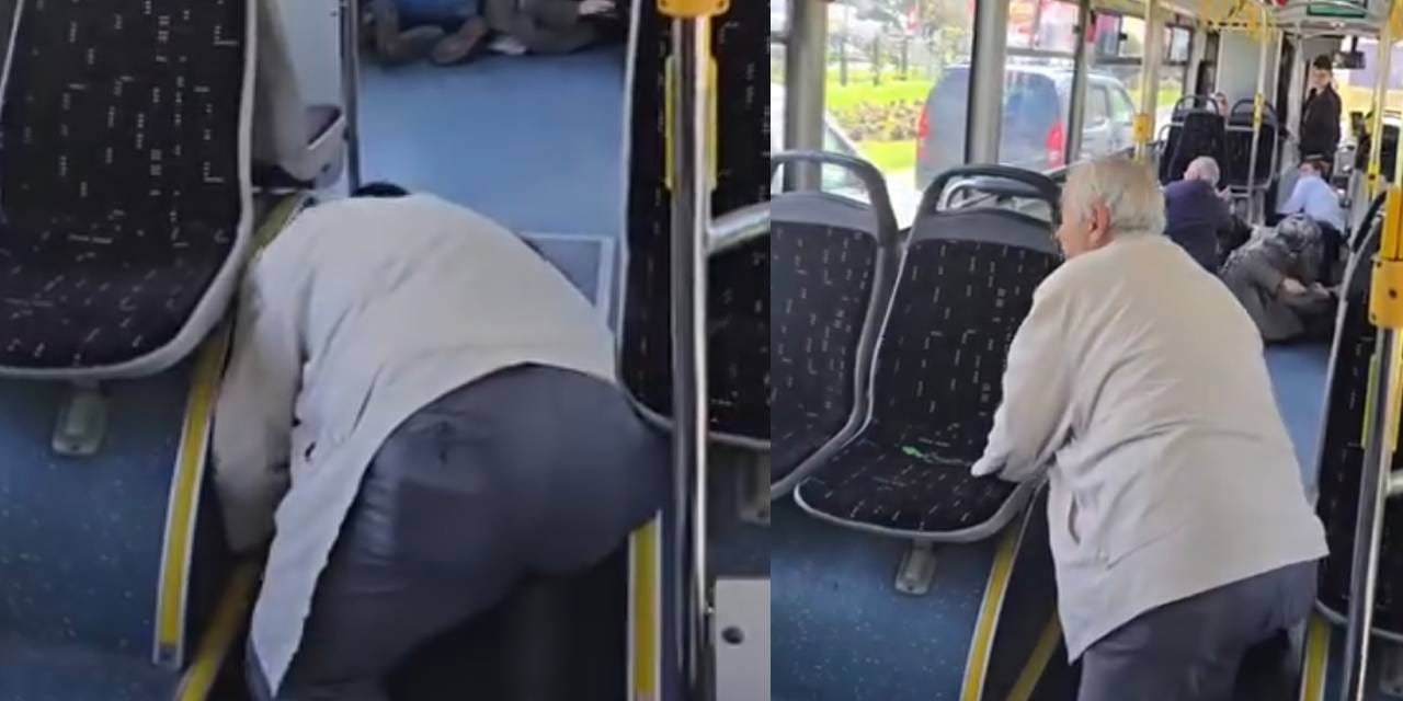 Vatandaşlar teröristlerin kurşunları arasında kaldı!  İETT otobüsünde panik anları kamerada