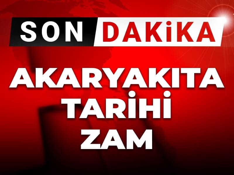 Son dakika | Akaryakıta tarihi zam!