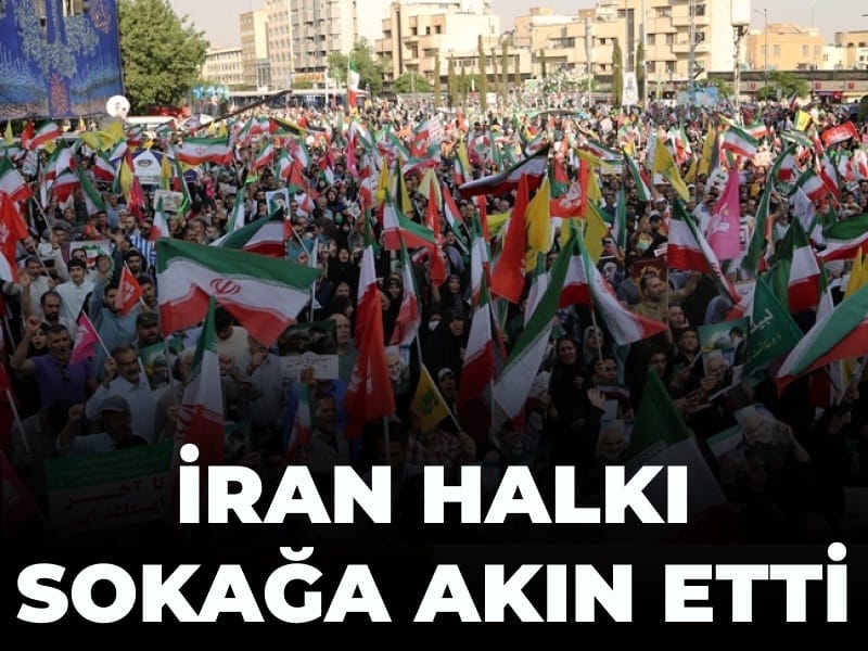 İranlılar sokağa döküldü