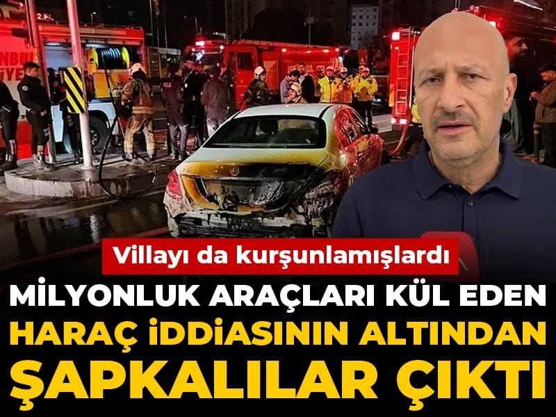 Milyonluk araçları kül eden haraç iddiasının altından Şapkalılar çıktı! Villayı da kurşunlamışlardı