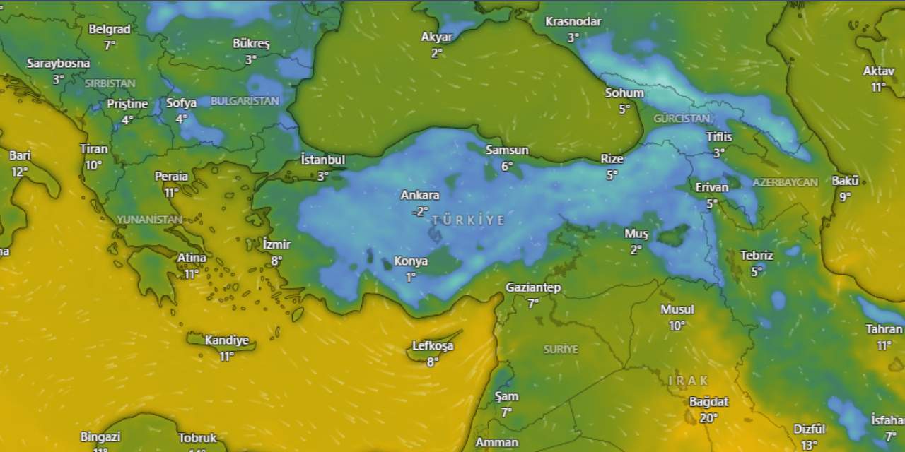 İstanbul'a uzanan hattaki yağış Ankara'ya kar bırakacak! Buz kestiren soğuk bu Nisan'ı unutturmayacak