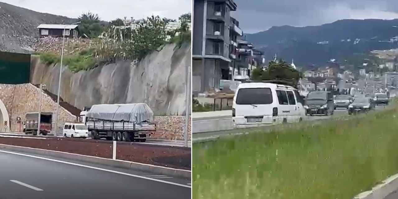 Ters yönde ilerleyen sürücü trafiği tehlikeye soktu! Hem ceza yedi hem trafikten menedildi