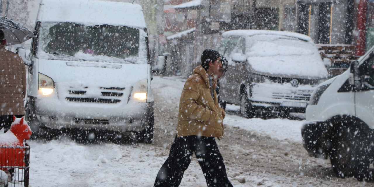 Nisan ayında Karlıova’da kar esareti