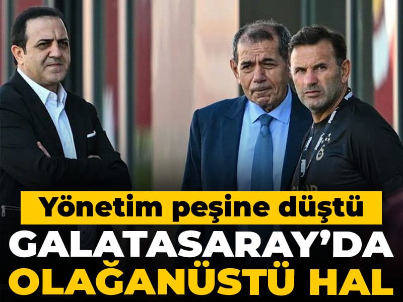 Galatasaray'da olağanüstü karar: Yönetim peşine düştü