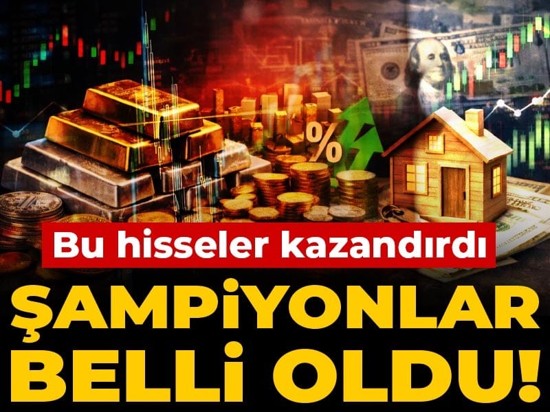 Şampiyonları belli oldu! Bu hisseler kazandırdı