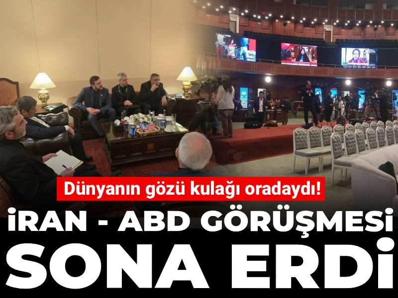 Dünyanın gözü kulağı oradaydı! İran - ABD görüşmesi sona erdi