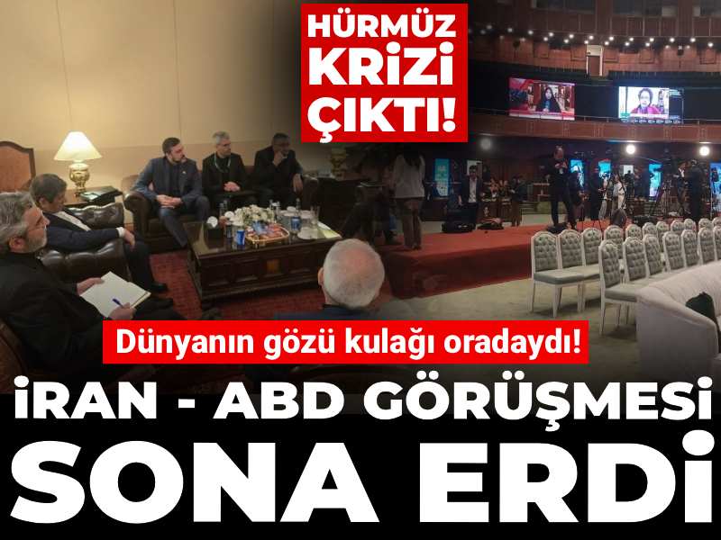 Dünyanın gözü kulağı oradaydı! İran - ABD görüşmesi sona erdi