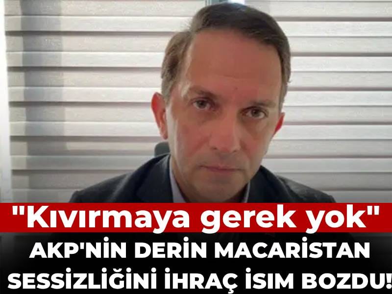 AKP'nin derin Macaristan sessizliğini ihraç isim bozdu! "Kıvırmaya gerek yok"