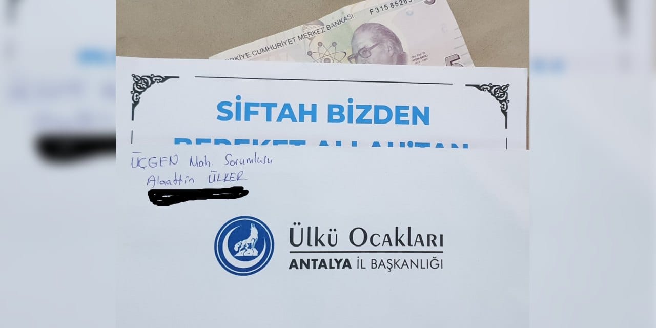 Esnafa ‘5 TL’ siftah parası