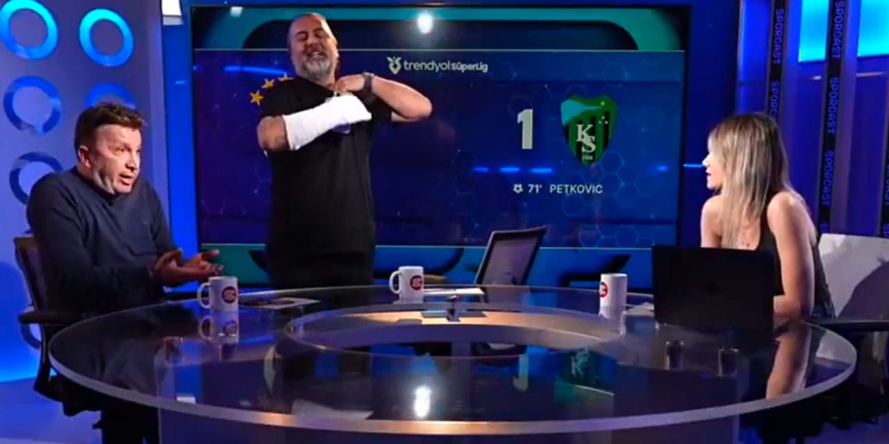 Galatasaray maçı kavga çıkardı: Ağzına geleni söyleyip stüdyoyu terk etti