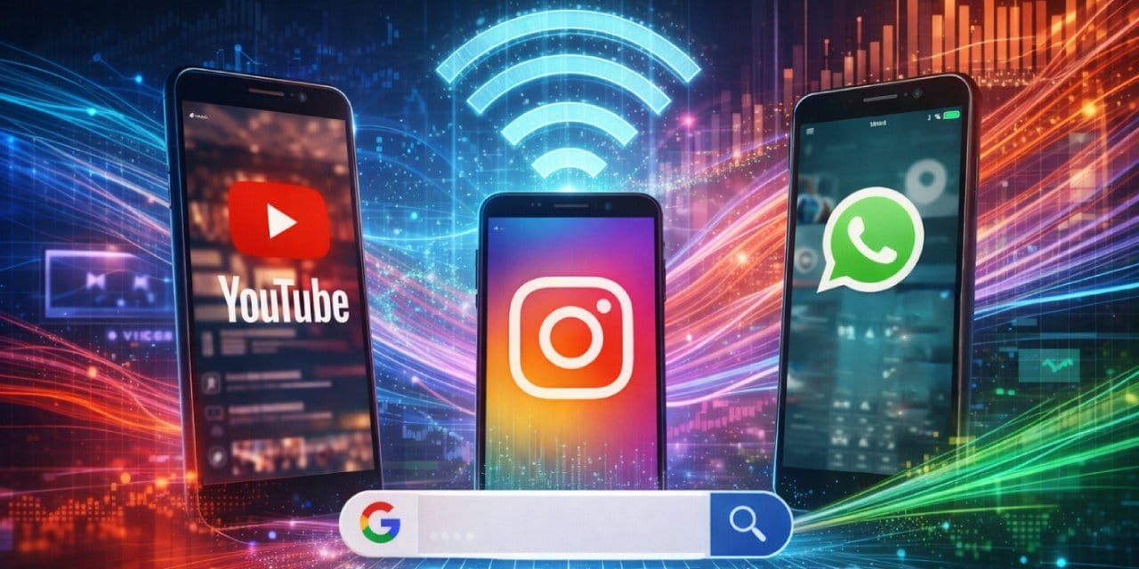 Türkiye'nin internet raporu açıklandı: Hangi uygulama ne kadar kullanılıyor?