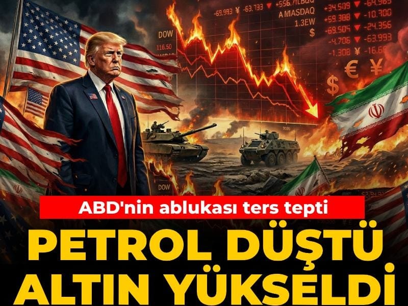 ABD'nin ablukası terz tepti: Petrol düştü altın yükseldi