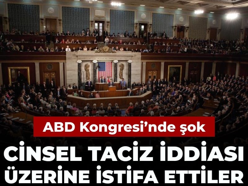 ABD Kongresi'nde şok: Cinsel taciz iddiaları üzerine istifa ettiler