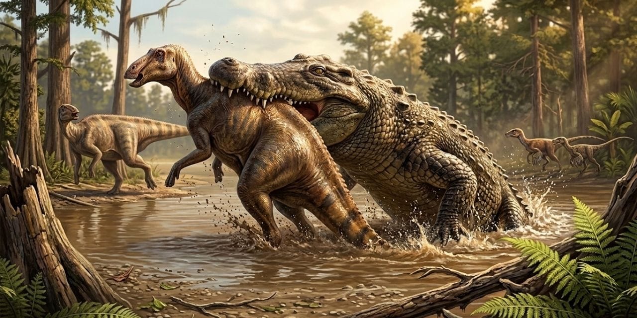Dinozor avcısı devasa timsah yeniden canlandı