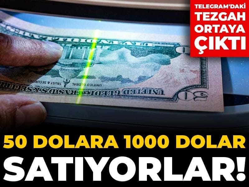 50 dolara 1000 dolar satıyorlar! Telegram'daki tezgah ortaya çıktı