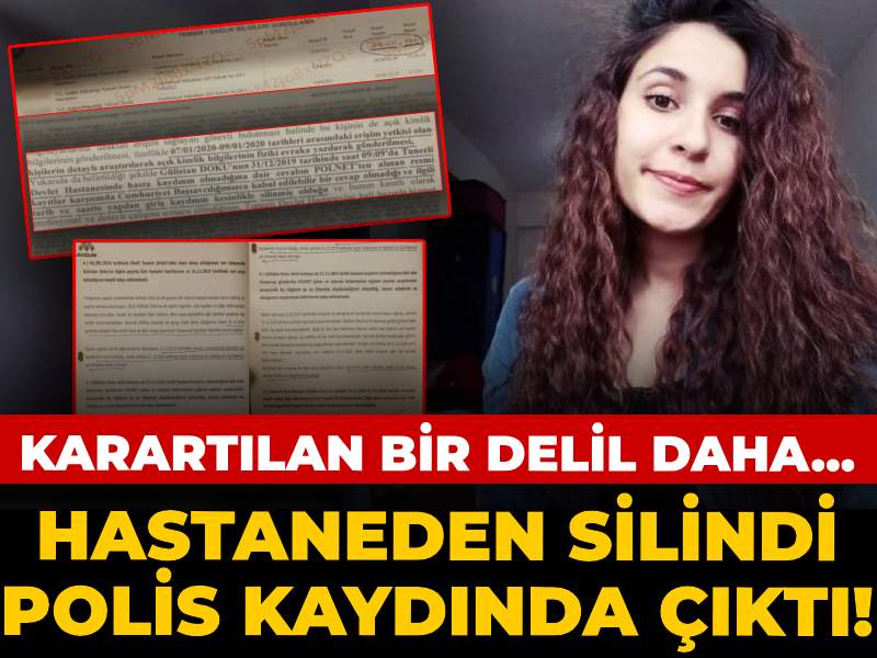 Hastaneden silindi polis kaydında çıktı! Gülistan Doku soruşturmasında karartılan bir delil daha