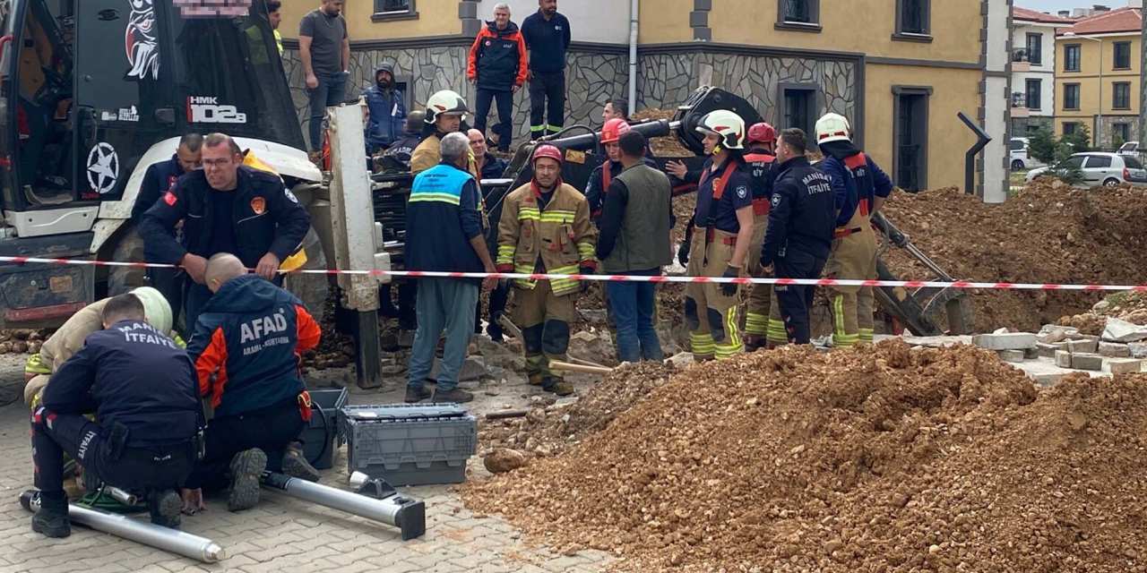 Manisa’da göçük! 1 işçi toprak altında kaldı