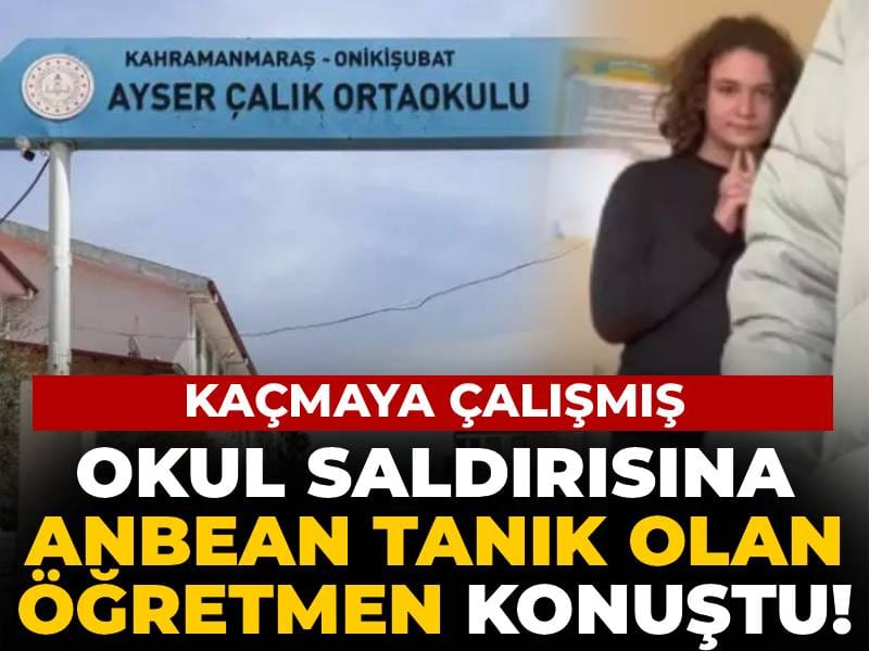 Okul saldırısına anbean tanık olan öğretmen konuştu! Veliden de 'okulu yıkın' isyanı