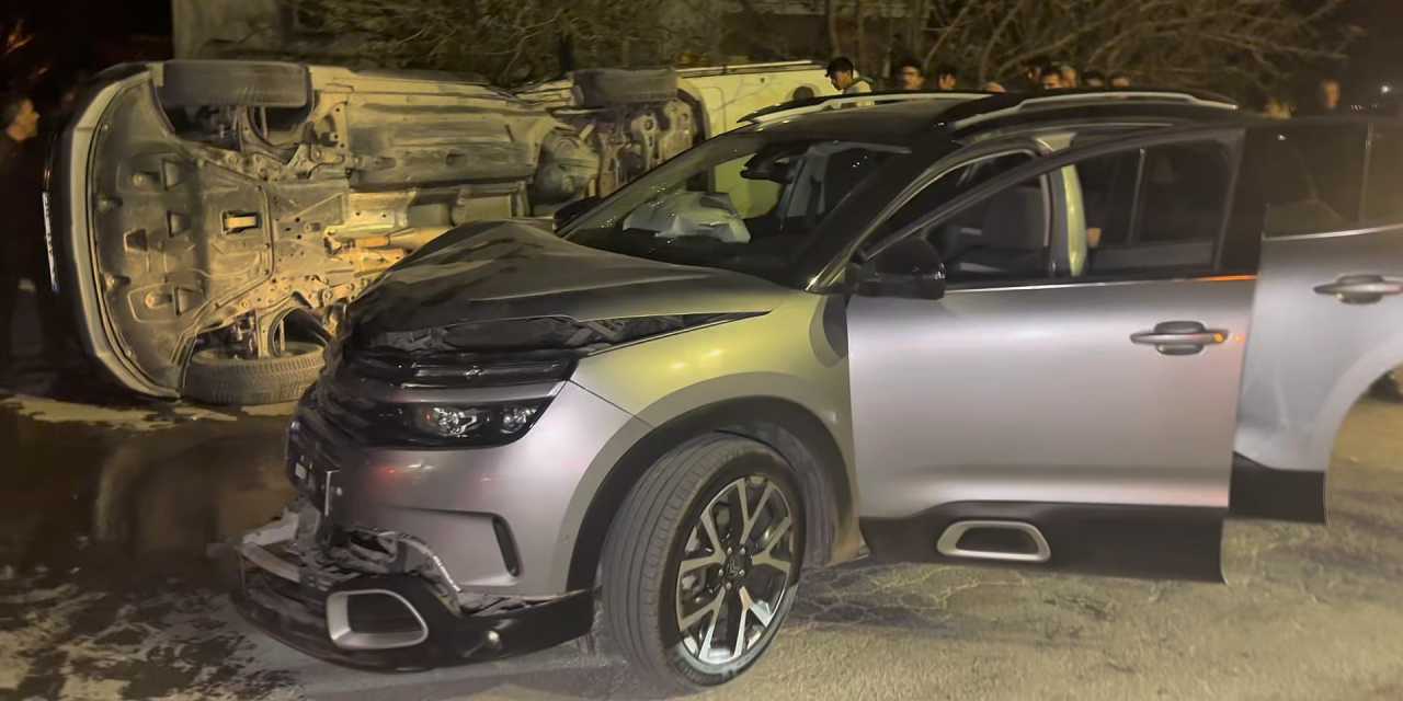 Malatya’da 2 otomobil kafa kafaya girdi: 4 yaralı!