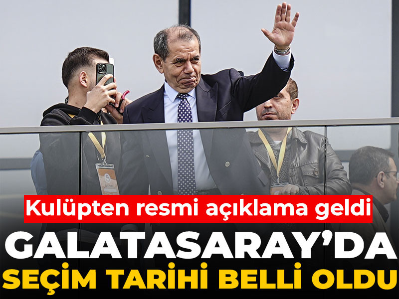 Son dakika | Galatasaray'da seçim tarihi belli oldu