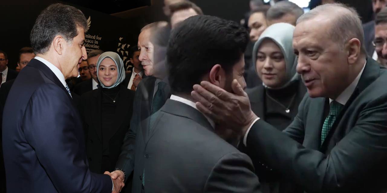Barzani oğlunu Erdoğan ile tanıştırdı! "Maşallah" diyerek yanaklarını sıktı