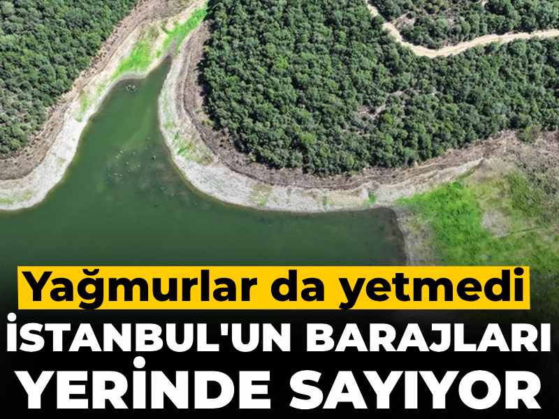 Yağmurlar da yetmedi: İstanbul'un barajları yerinde sayıyor