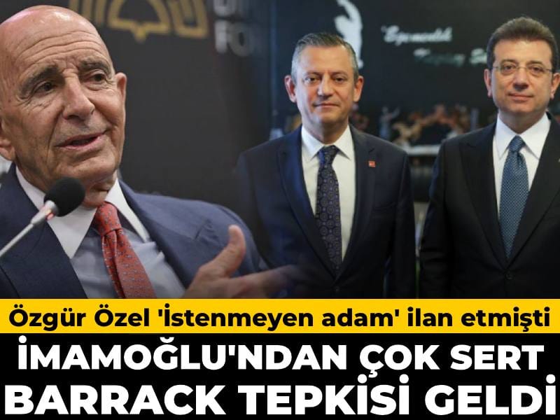 Son dakika | Özgür Özel 'İstenmeyen adam' ilan etmişti: İmamoğlu'ndan çok sert Barrack tepkisi geldi