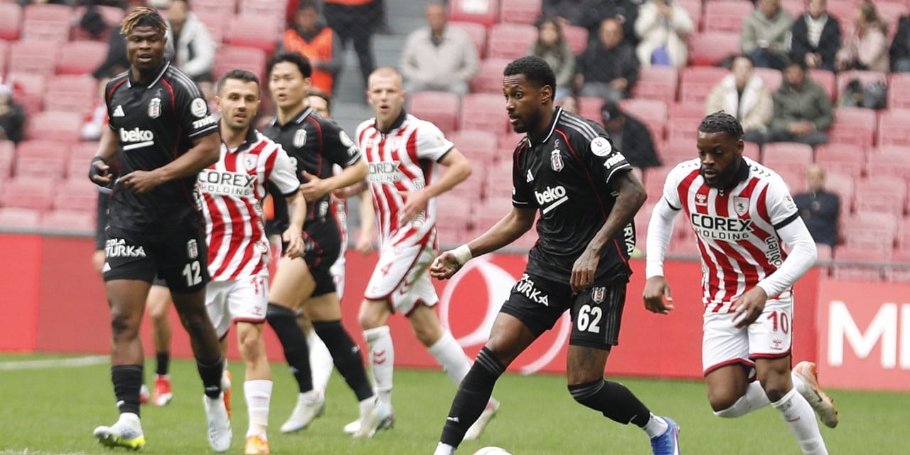 Beşiktaş deplasmanda kaybetti: Samsunspor evinde 7 dakikada kazandı