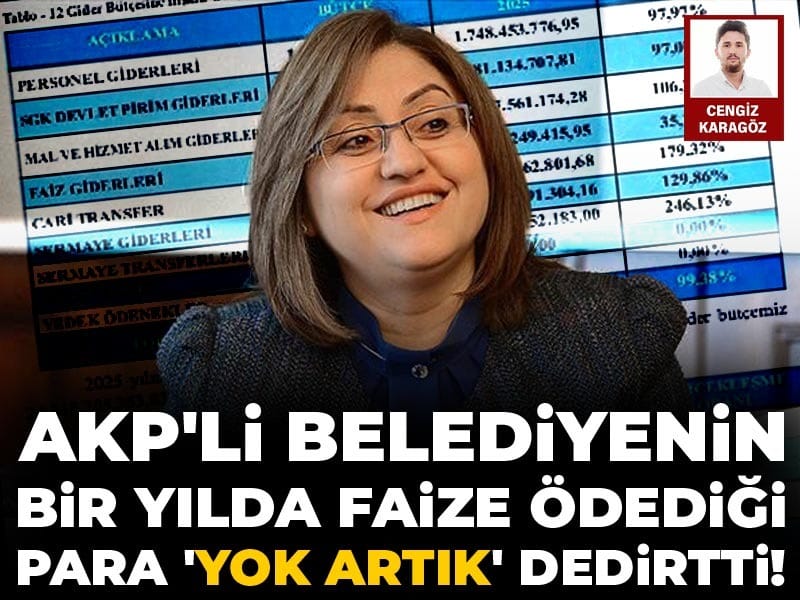 AKP'li belediyenin bir yılda faize ödediği para 'yok artık' dedirtti!