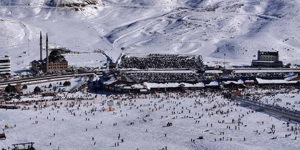 Erciyes'te sezon bitmeden ziyaretçi rekoru kırıldı