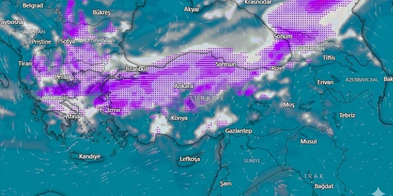 Meteoroloji uyardı: Yağmur kuvvetli yağacak dalga dalga vuracak