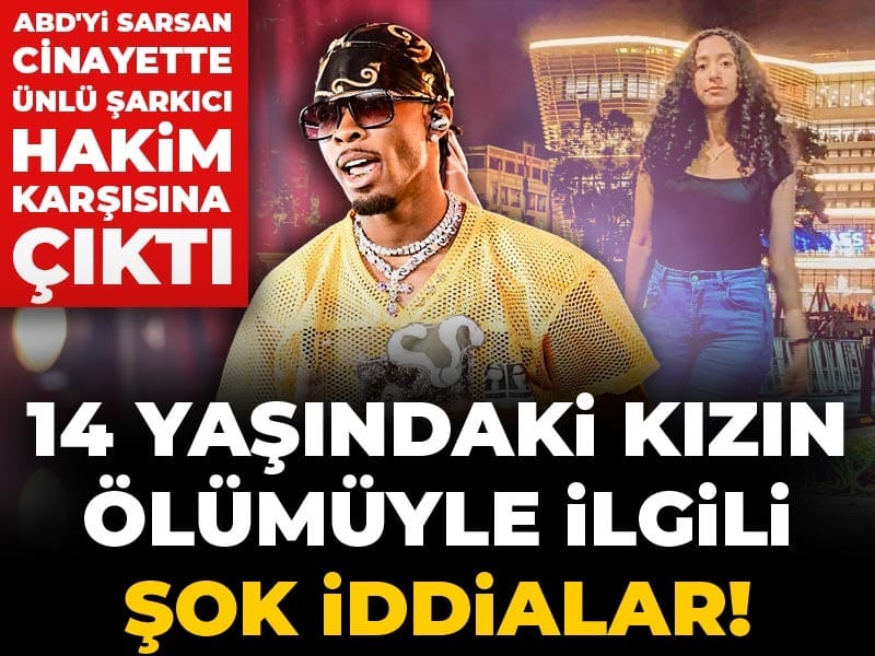 ABD'yi sarsan cinayette ünlü şarkıcı hakim karşısına çıktı: 14 yaşındaki kızın ölümüyle ilgili şok iddialar!