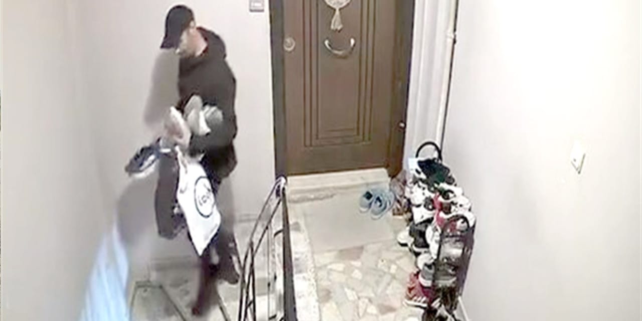 Apartmanı reyon gibi gezdi! Hırsızın marka seçtiği anlar kameraya yansıdı
