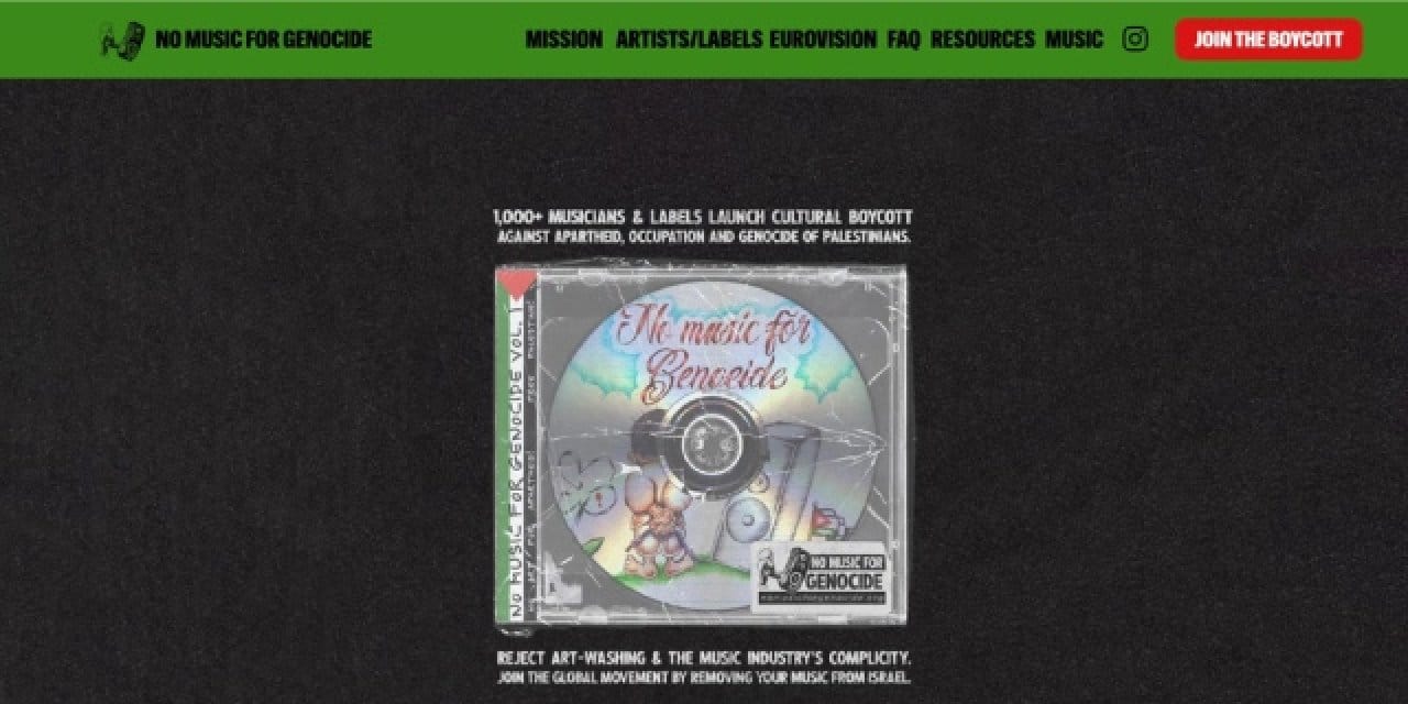 Sanatçılardan Eurovision’da İsrail’i boykot çağrısı: Soykırıma müzik yok