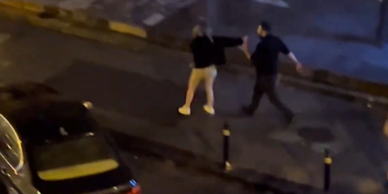 Kadını darbedip zorla araca bindirmeye çalıştı: Ayırmaya çalışanlara da saldırdı!