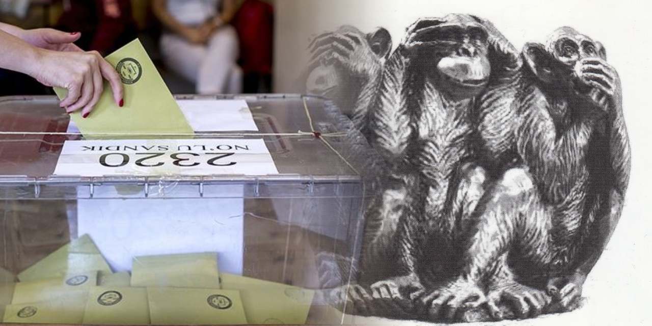 Seçime kadar "Mizaru kikazaru"