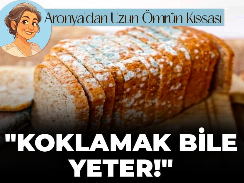 Küflü ekmeği koklamak bile riskli!